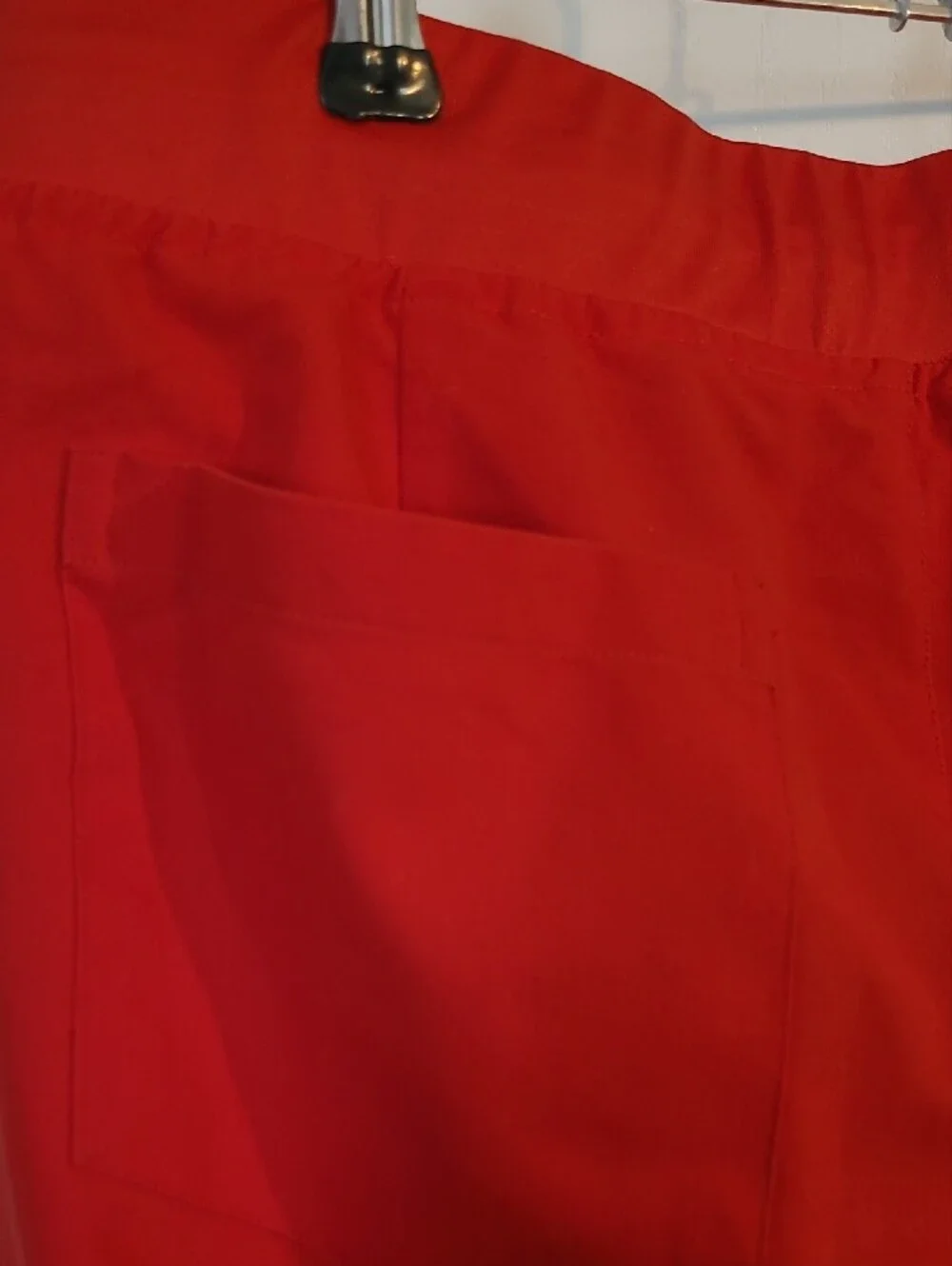 Women’s V-Neck Pajama Set in Deep Red